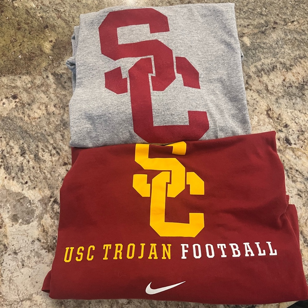 Lot of 2 USC shirts